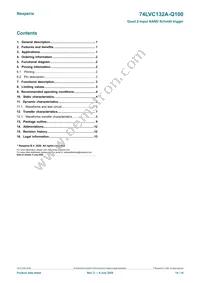 74LVC132ABQ-Q100X Datasheet Page 14