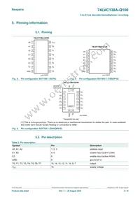 74LVC138AD-Q100J Datasheet Page 3