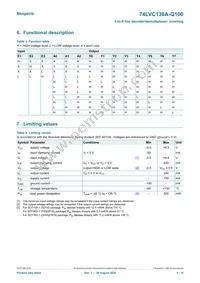 74LVC138AD-Q100J Datasheet Page 4