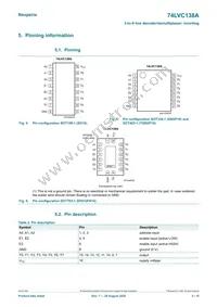 74LVC138APW/AUJ Datasheet Page 3