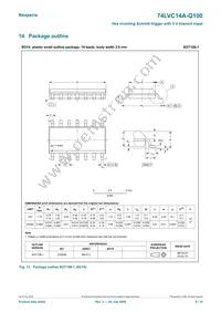 74LVC14AD-Q100J Datasheet Page 9