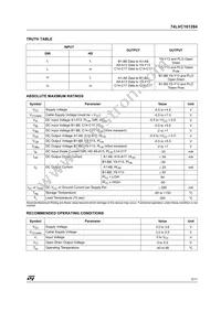 74LVC161284TTR Datasheet Page 3