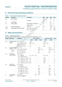 74LVC162373ADL Datasheet Page 6