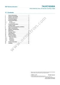 74LVC16240ADGG Datasheet Page 17