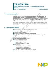 74LVC16241ADGG Datasheet Page 2