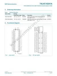 74LVC16241ADGG Datasheet Page 3