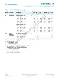 74LVC16241ADGG Datasheet Page 9