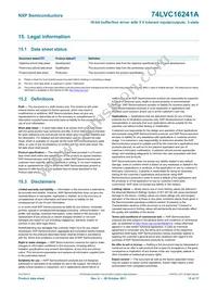 74LVC16241ADGG Datasheet Page 16