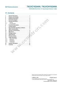 74LVC16244ABQ Datasheet Page 19