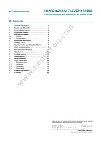 74LVC16245ABQ Datasheet Page 20