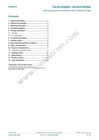 74LVC16245AEV Datasheet Page 15