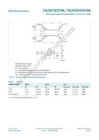 74LVC16374ABQ Datasheet Page 12