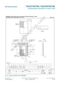 74LVC16374ABQ Datasheet Page 15