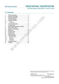 74LVC16374ABQ Datasheet Page 19