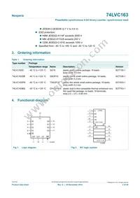 74LVC163DB Datasheet Page 2