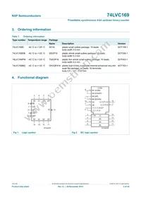 74LVC169D Datasheet Page 3