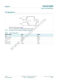 74LVC1G00GW Datasheet Page 7