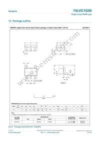 74LVC1G00GW Datasheet Page 9