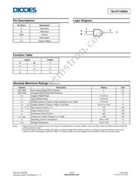 74LVC1G00QSE-7 Datasheet Page 2