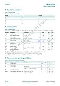 74LVC1G02GN Datasheet Page 4