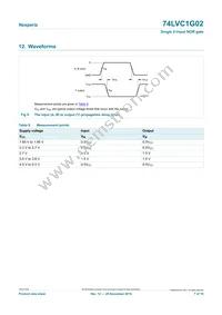 74LVC1G02GW Datasheet Page 7