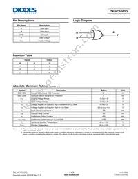 74LVC1G02QSE-7 Datasheet Page 2