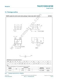 74LVC1G04GV-Q100H Datasheet Page 8