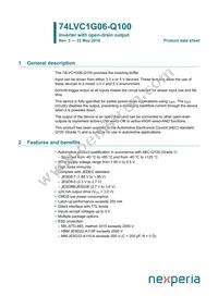 74LVC1G06GV-Q100H Datasheet Cover