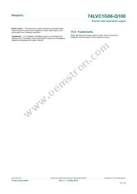 74LVC1G06GV-Q100H Datasheet Page 12