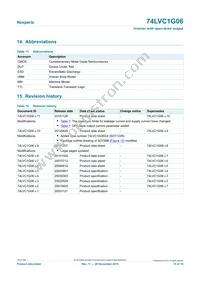 74LVC1G06GW Datasheet Page 15