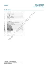 74LVC1G07GW Datasheet Page 18