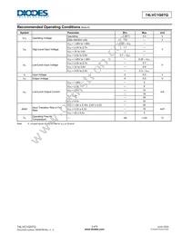 74LVC1G07QSE-7 Datasheet Page 3