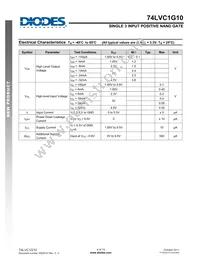 74LVC1G10FZ4-7 Datasheet Page 4