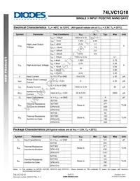 74LVC1G10FZ4-7 Datasheet Page 5