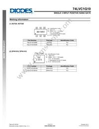 74LVC1G10FZ4-7 Datasheet Page 10