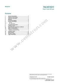 74LVC1G11GN Datasheet Page 19