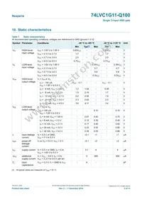 74LVC1G11GV-Q100H Datasheet Page 5