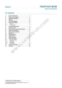 74LVC1G11GV-Q100H Datasheet Page 13