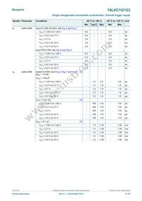 74LVC1G123GM Datasheet Page 9