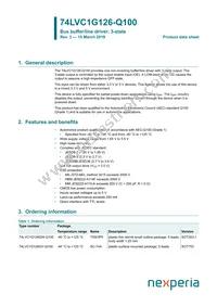 74LVC1G126GV-Q100H Datasheet Cover