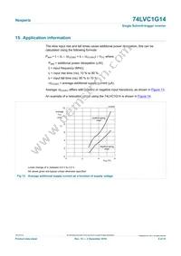 74LVC1G14GW Datasheet Page 9