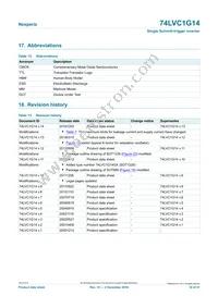 74LVC1G14GW Datasheet Page 18