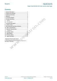 74LVC1G175GN Datasheet Page 18