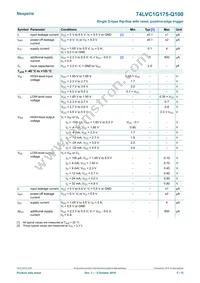 74LVC1G175GW-Q100H Datasheet Page 5