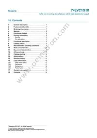 74LVC1G18GV Datasheet Page 14