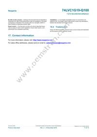 74LVC1G19GW-Q100H Datasheet Page 11