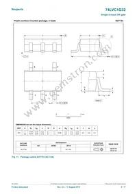 74LVC1G32GN Datasheet Page 9