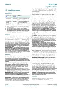 74LVC1G32GN Datasheet Page 16