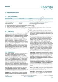 74LVC1G332GN Datasheet Page 17