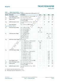 74LVC1G34GV-Q100H Datasheet Page 5